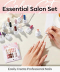 12 Pcs Gel Nail Polish Set 15ml Each Nude Pink Milky White Beige Skin Tone Shades Hema Free Soak Off Spring Manicure Kit