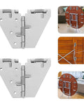 Heavy Duty Stainless Steel Table Hinge With High Hardness For Foldable Tables And Cabinet Doors Smooth Glide Durable