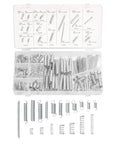 Super Cool 200pcs Spring Assortment Kit With 20 Sizes Of Compression And Extension Springs For Car Auto Repair, Hand Tools And Home Gadgets Made From Durable Zinc Steel. zinc steel spring kit in plastic organizer with assorted sizes