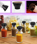 70Pcs Rubber Silicone Push In Bumpers Feet Kit With Ridged Stem For 3mm To 8mm Holes in spice and condiment jars