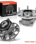 Rear Wheel Bearing And Hub Assembly Set For Honda Accord 2008-2012 And Acura TSX 2009-2014 5-lug 2-piece replacement kit