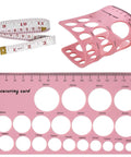 Soft Silicone Nipple Ruler And Flange Size Gauge for Breast Pump with measuring tape for quick nipple measurements.