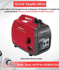 Honda Handy Generator No Spill Oil Change Funnel With Magnetic Dipstick Complete Kit Fits EU1000i EU2000i EU3000i