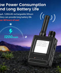 ThinkNode M1 LoRa Meshtastic Transceiver with GPS, 1.54 inch EPD screen, in protective case, shown outdoors with antenna