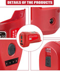 Details of M12 USB Power Source Charger Adapter For 12V Battery Type C Input 2.1A USB Port And 12V DC Outlet features