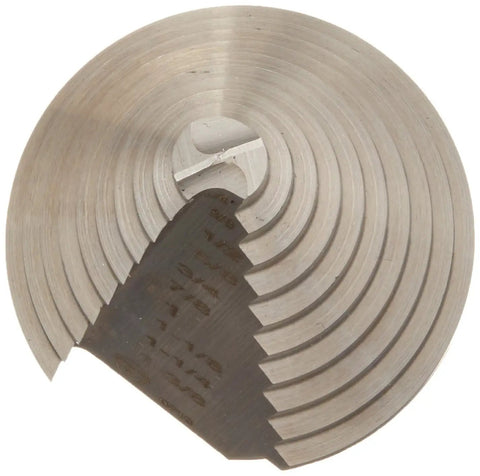 High Speed Steel Step Drill Bit 59009 With Anti Skid Tip And Single Flute Easy Pilot Hole Free Drilling Through Metal Plastic And Wood