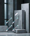 Top Shelf White Permanent Markers Quick Dry Oil Based Ink For Metal Glass Wood Built Tough Industrial And Craft Projects Smooth Writing Long Nozzle Nailed Every Job on gray concrete display.