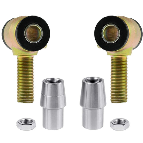 Beefy Three Quarter Inch Threaded Bushing Kit For Four Link Suspension With Heavy Duty Polyurethane Bushings Includes Right And Left Hand Thread Bushings And One Half Inch Bolt Hole Set