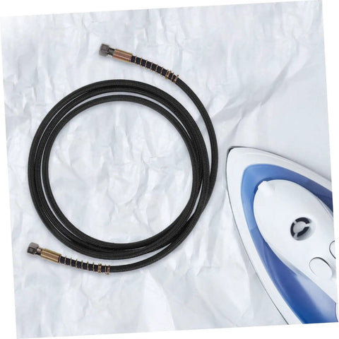 High Temperature Steam Iron Replacement Hose With Easy Install No Fuss Lightweight Flexible Tube next to electric iron