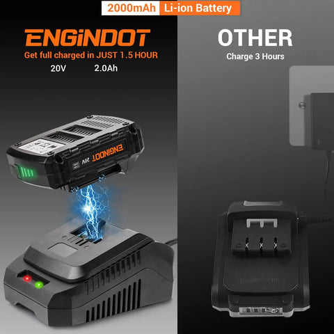 Must Have Cordless Drill Set With 108 Piece Home Tool Kit, 20V Li-Ion Battery And Charger comparison image