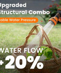 Retractable Garden Hose Reel With Auto Rewind Wall Mount 100 Feet Hose Plus 5 Foot Lead Any Length Lock Hybrid Hose For Easy Watering No Tangles No Fuss Rewind And Smooth Storage, orange nozzle watering basket