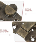 Solid Cold Rolled Steel Toggle Latches Duckbill Hasp Lock Set For Toolboxes Cabinets And Antique Boxes Heavy Duty Grip 6 Pack close-up detail