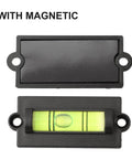 Compact for spirit Level 2.3 Inch with magnetic, black plastic frame and bubble for precise leveling.
