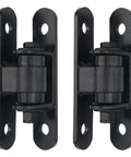 Rock Solid Heavy Duty Bolt On Gate Hinges Featuring Zero Fuss Sealed Bearings For Massive Driveway Gates Holding Up To 1100 Lbs Industrial Steel Hinges, black coated, with sealed bearings.