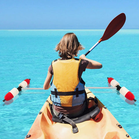 Heavy Duty PVC Outrigger Stabilizer Arms For Boats And Kayaks With Aluminum Brackets Beefed Up Balance For Fishing On Calm Or Choppy Water