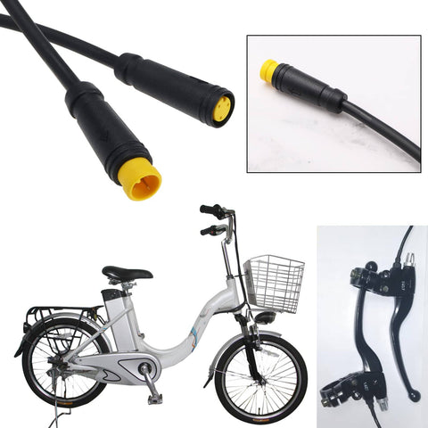 3 Pin Extension Cable For Bafang BBS BBSHD Ebike Systems Compatible With Rotation Handle Power Off Brake Handle Induction Cable And Gear Change Power Off Cable Abs Plastic Durable And Wear Resistant