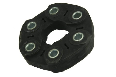 Driveshaft Flex Disc Replacement For OE Joint, Stops Clunking And Play, Tough Elastomer And Alloy Build, OE Size Fit For Proper Driveshaft Operation, Resists Heat And Vibration, 24 Month Unlimited Mileage Warranty black 6-bolt flex disc