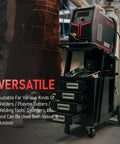 Heavy Duty Welding Cart With Four Drawers For MIG, TIG, And Plasma Cutter, Built Tough 360 Degree Rolling Trolley
