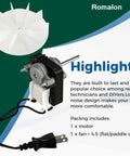 Universal SM550 Bathroom Exhaust Fan Motor Replacement Kit 120V 3000 RPM 50 CFM with motor and fan components, side view.