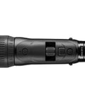 DTI 6/20 Thermal Imaging Camera With AMOLED Display And Night Ops Ready, side view showing controls and adjustable focus ring.