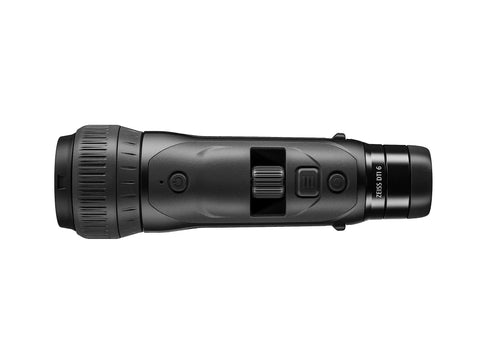 DTI 6/20 Thermal Imaging Camera With AMOLED Display And Night Ops Ready, side view showing controls and adjustable focus ring.