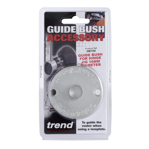 Dead Nuts Accurate 16mm Router Guide Bush For Woodworking And Routing Jigs Heavy Duty Metal Bearing with packaging.