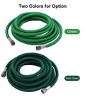 Zero Hassle Textile Braided Airbrush Hose Three Meter Long Kink Free Flexible Pneumatic Airline Tubing in green and dark green colors.