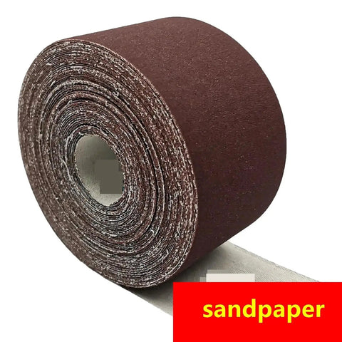 High Performance 400 Grit Sandpaper Roll In 2 Inch By 32 Point 8 Foot Length for polishing wood, metal, and drywall.