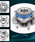 Front Wheel Hub And Bearing Assembly 513121 Compatible With Cadillac Eldorado 1997 2002 Seville 1997 2004 DeVille 1997 2005 DTS 2006 2011 With ABS 5 Lug 2 Pack