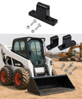 Door Hinge Replacement Kit With 2 Hinges For Bobcat Skid Steer And Track Loaders Directly Replaces 7305580 And 7176593 shown with skid steer
