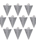 Heavy Duty Pyramid Sinker Fishing Weights Lead Sinker For Saltwater And Freshwater Anti Corrosion Design That Sinks Fast Perfect For Ocean Surf Fishing Gear Catfish Tackle 1 Oz