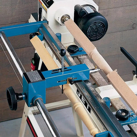 Woodturning Lathe Duplicator Attachment For Floor Model Lathes Lets You Reproduce Precise Spindles Table Legs And Turned Pieces Up To 39 Inches With A Smooth Hand Wheel Easy Mount And Reliable High Quality Craftsmanship.