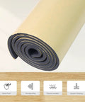 Premium Closed Cell Neoprene Foam Sheet With Adhesive Backing 12 X 59 X One Quarter Inch rolled for sound dampening and insulation.
