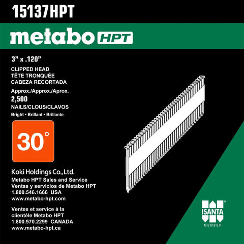 Heavy Duty 3 Inch Ring Shank Clipped Head Framing Nails Paper Tape Hot Dipped Galvanized For Sheathing And Pressure Treated Wood Use In Most 30 Degree Clipped Head Framing Nailers 2500 Count Box packaging