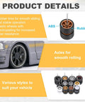 Product details of 4 Pack 1/64 Wheel And Tire Set With Real Riders Rims And Axles For RC Diecast Cars Upgrade Your 1/64 Scale Models