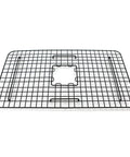Matte Black 27 Inch By 15 Inch Kitchen Sink Bottom Grid For Single Bowl Sinks With 7 Gauge Stainless Steel, Rubber Feet