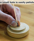 Hand using 50 Pack 280 Grit Sanding Sticks For Plastic Models And Wood Hobby Fine Detailing Twigs With Wooden Handles for precision work