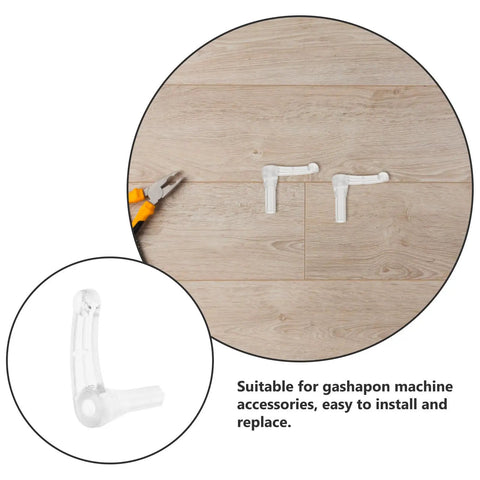 Capsule Spiral Track Replacement Parts For Plastic Material Capsule Vending Machine 2 Pack Durable Hardware For Quick DIY Repair Easy Install Hassle Free Maintenance And Reliable Performance, clear plastic track part