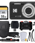 Grab And Go Digital Camera Bundle For Sharp Photos And Smooth Video 16MP Sensor 28mm Wide Angle 5x Optical Zoom Includes 32GB Card Case