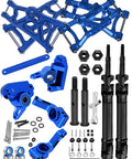 Heavy Duty Stainless Steel Drive Shaft CVD Axle Upgrade Kit for 1/10 Rustler and Stampede VXL 2WD RC Trucks in Navy Blue