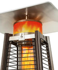 Pro Grade GSH Pyramid Patio Heater Reflector Shield OEM Replacement For Glass Tube Heaters Stainless Steel Top Plate