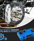 Beefy Nut Remover Set For Rusted Damaged Stripped Fasteners High Torsion Socket Kit in case near vehicle brake system