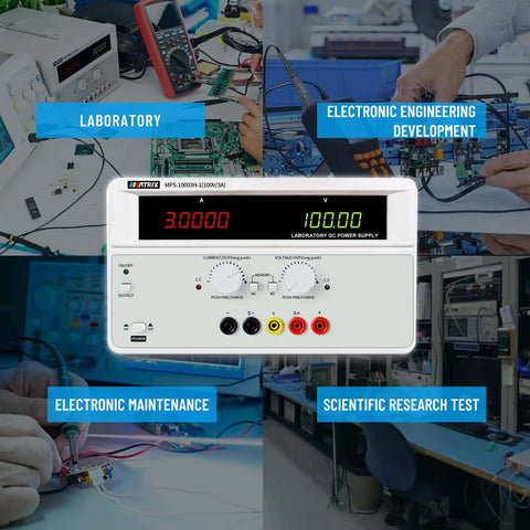 High Precision Adjustable DC Power Supply 100V 3A For Your DIY Test Bench with multiple use cases.