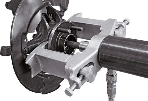 Universal Compact Wheel Bearing Removal And Installation Tool Set for attaching and extracting bearings in tight spaces