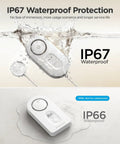 Water Leak Detector 1s With Four Point Nine Two Foot Sensor Cable 105 dB Adjustable Alarm Five Year Battery Life IP67 Waterproof