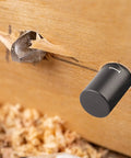 Seven Piece Beefy Aluminum Setup Blocks Height Gauge Set For Router And Table Saw precision bar in use on wood board
