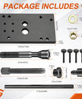 Camshaft Bearing Remover And Needle Bearing Installer Tool Kit For Harley Davidson M8 Models 2007 To 2024 package contents