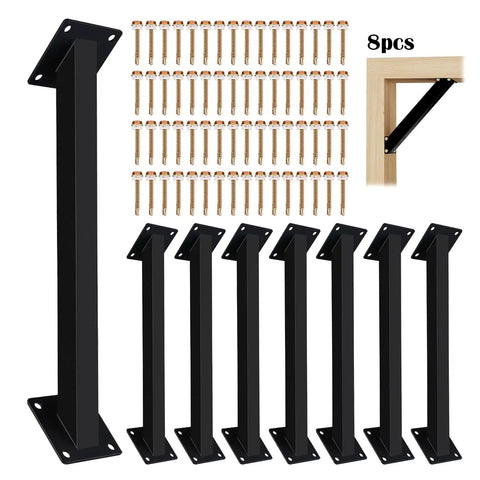 12 Piece 45 Degree Angle Support Bracket Kit For Wood Posts And Beams Heavy Duty Pergola Corner Braces Inside Joints Sturdy As Nails For Pergolas Gazebos And DIY Outdoor Projects