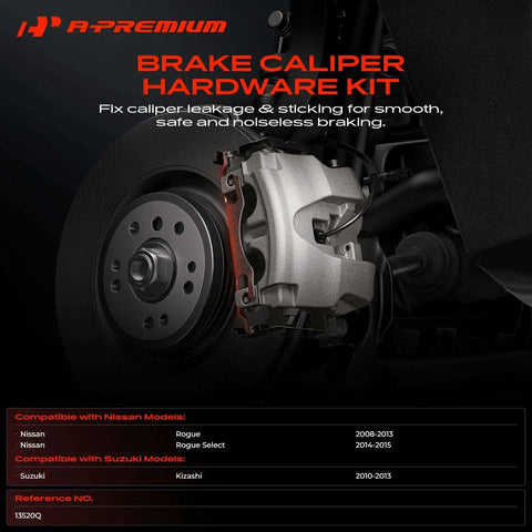 Top Notch Front Side Disc Brake Hardware Kit For Nissan Rogue And Kizashi Replacing 13520Q Essential Upgrade For Smooth Stopping Power On Your Rides