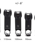 Shock Absorbing Bike Stem That Cuts Up To Seventy Percent Of Bumps And Vibrations For A Super Smooth Ride On Road Gravel Ebikes And Hybrid Bicycles Reduces Hand Fatigue And Boosts Control And Comfort 120mm, 110mm, 100mm, 90mm, and 80mm